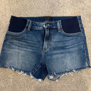 Joe’s Jeans maternity Ozzie Fray jean shorts
